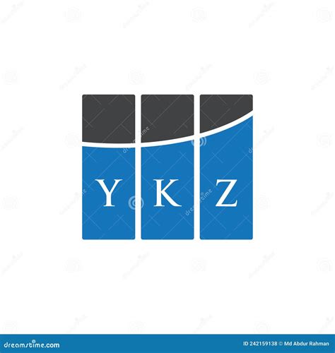 Ykz Letter Logo Design On White Background Ykz Creative Initials Letter Logo Concept Stock