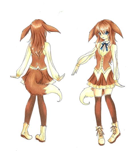 Eevee Gijinka by RoCkBaT on DeviantArt