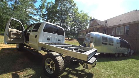 F250 Aluminum Flatbed Built From Scrap Pt2 Lift And Lights Youtube