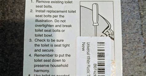 40 Of These Toilet Seat Bolt Instructions Go Beyond Installation Imgur