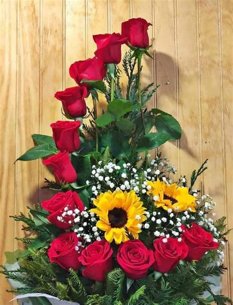 Espiral Rosas Rojas Girasoles Florer As Coraz N