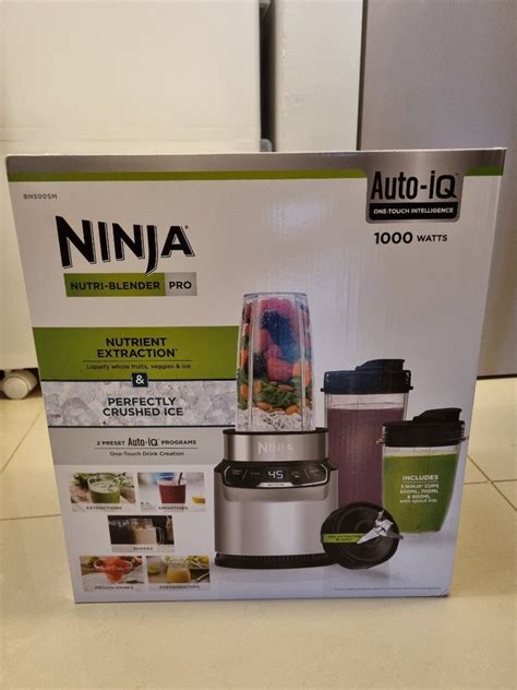 Ninja Nutri Blender Pro With Auto Iq Bn Tv Home Appliances