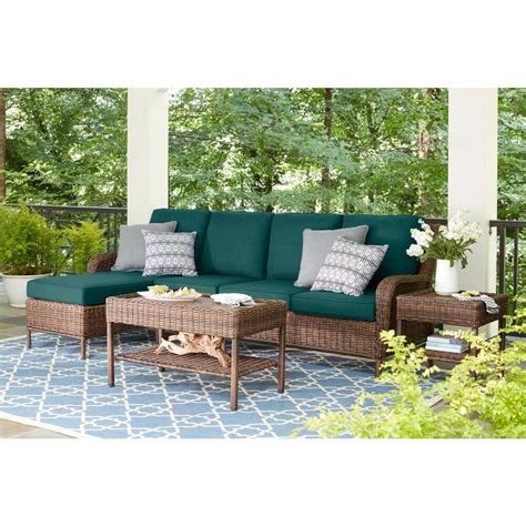 Have A Question About Hampton Bay Cambridge 5 Piece Brown Wicker