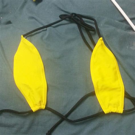 Tops Yellow Micro Bikini Top Poshmark