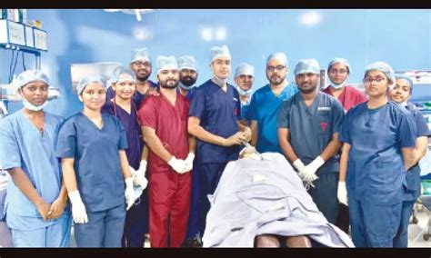 Mahabubnagar Svs Doctors Save Man In A Rare Operation