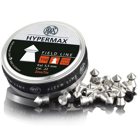 Rws Hypermax Tin 22 Air Rifle Gun Pellets 150 Pack Airgun Target Pest Control Ebay