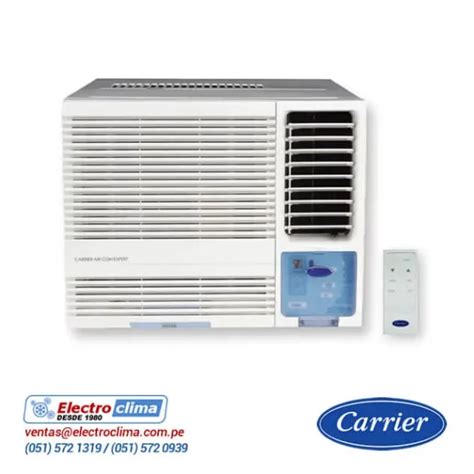 Aire acondicionado Tipo Ventana Carrier 12000 btu Electro Clima Perú