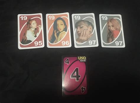 191220 Friend Made Me Custom Blackpink Uno Cards For Secret Santa R