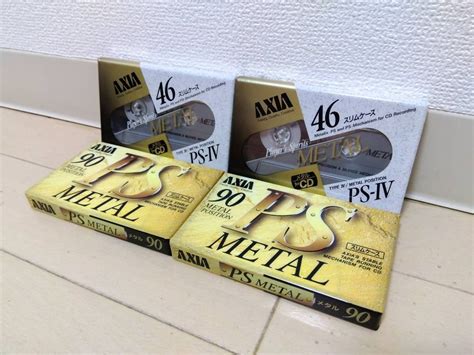 Axia アクシア Ps Ⅳ 46分 Ps Metal 90分 計4点セット カセットテープ メタルテープその他｜売買されたオークション