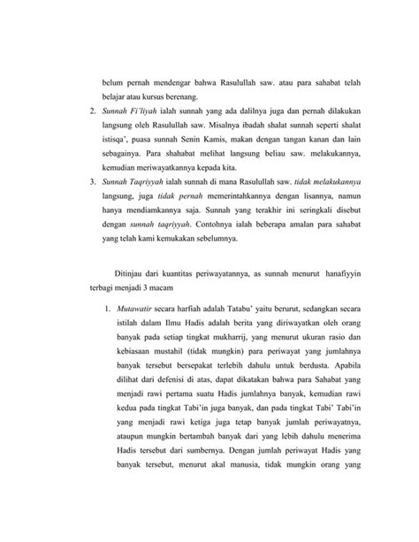 Sunnah Sebagai Sumber Hukum Islam Docxmn Pdf