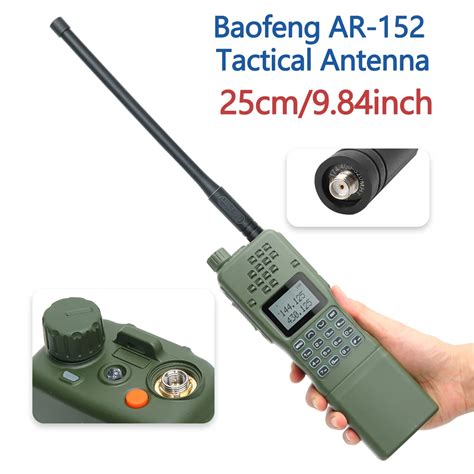 Baofeng Ar 152 Antenna Female Duatacticall Band Vhf Uhf 144 430mhz