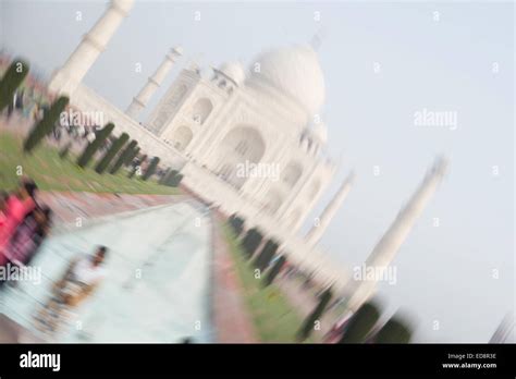 Exterior of The Taj Mahal, Agra, India Stock Photo - Alamy
