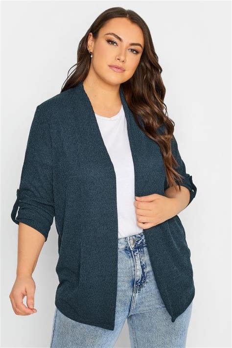 Yours Plus Size Navy Blue Short Sleeve Cardigan Yours Clothing