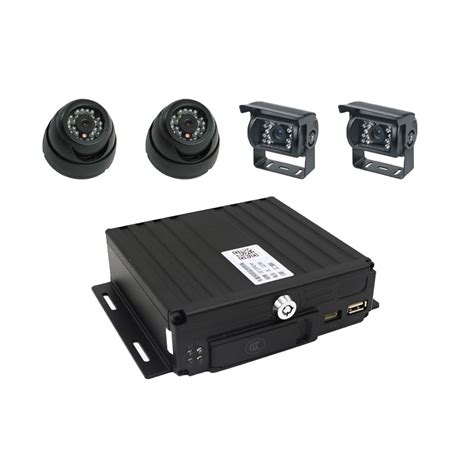 4CH Full HD Car Cameras 1080P 720p Vehicle Blackbox DVR With 4G WiFi