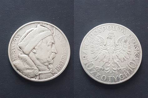 Polen 10 Zloty 1933 Jan III Sobieski Ss MA Shops