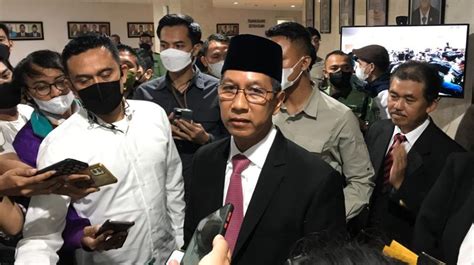 Pj Gubernur Heru Budi Hartanto Banjir Hujatan Gegara Ganti Slogan