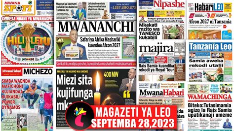 Magazeti Ya Leo Mkakati Mzito Tanesco Kukabili Makali Umeme