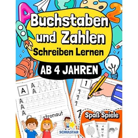 Buchstaben Und Zahlen Schreiben Lernen Ab Jahren Gro Es