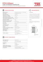 CET20 CANopen TSM SENSORS SRL PDF Catalogs Technical