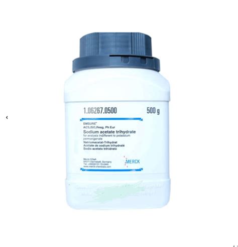 Hóa chất Sodium acetate trihydrate hãng Merck Lab Hà Nội