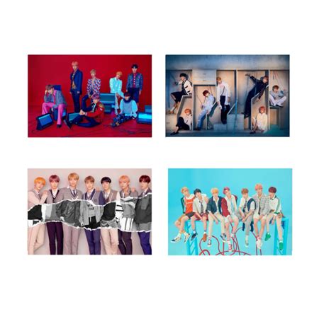 BTS LOVE YOURSELF ANSWER OFFICIAL POSTER 4 POSTER SET Kpop USA