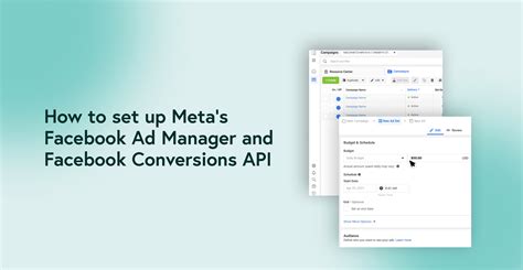 How To Set Up Metas Facebook Ad Manager And Facebook Conversions Api