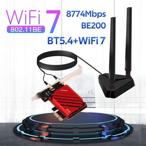 Fenvi Wi Fi Be Pcie Wifi Adapter Fv Be Wifi Bt Tri Band