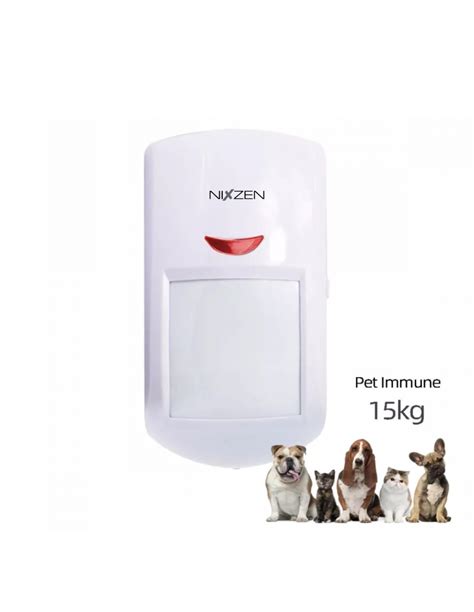 Pir Detector De Movimiento Inalambrico M V Antimascotas Kg