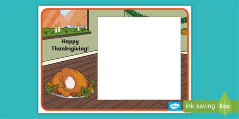 FREE Thanksgiving Photo Frame Hecho Por Educadores