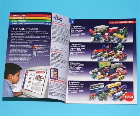 SIKU TOY CATALOG 2003 POCKET CATALOGUE KATALOG GERMANY - Boonsart shop