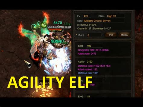 Elfa De Agilidad Ae Build Pvm Hunt Muonline Webzen Season Guias