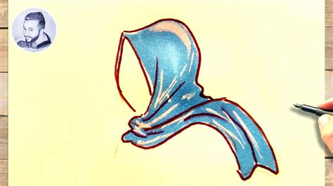 Comment Dessiner Un Foulard Facile Youtube