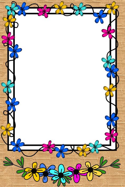 Decorative Png Frame Floral Cards Design Clip Art Frames Borders Clip Art Borders