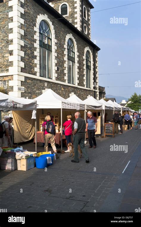 Keswick street market stalls hi-res stock photography and images - Alamy