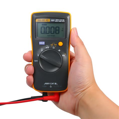 FLUKE F101 Mini multimètre de taille Palm Multimètre numérique portable