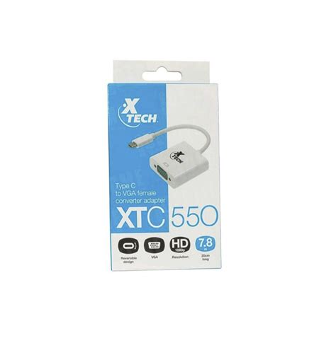 Computadoras Guatemala Soluciones 360 ADAPTADOR USB C A VGA XTC 550 XTECH