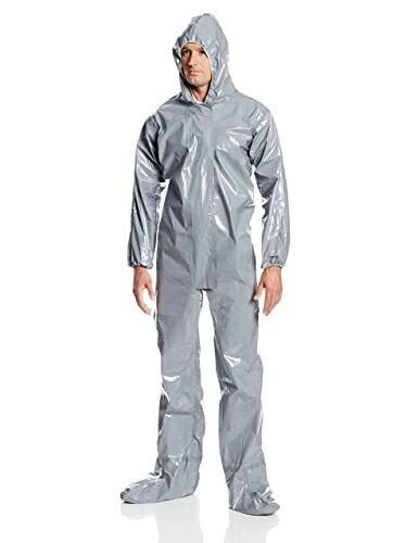 Lakeland Chemmax Coverall With Hood And Boot Disposable Elastic Cuff 2xl