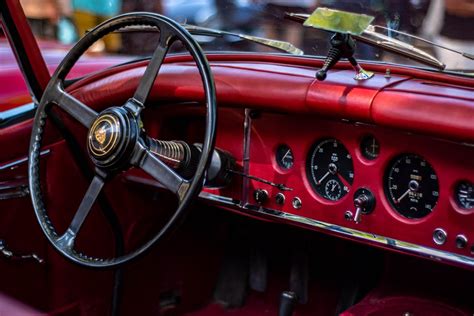 Interior of Jaguar XK150 · Free Stock Photo