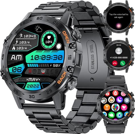 Montre Connect E Homme Avec Appel Bluetooth Assistant Vocal