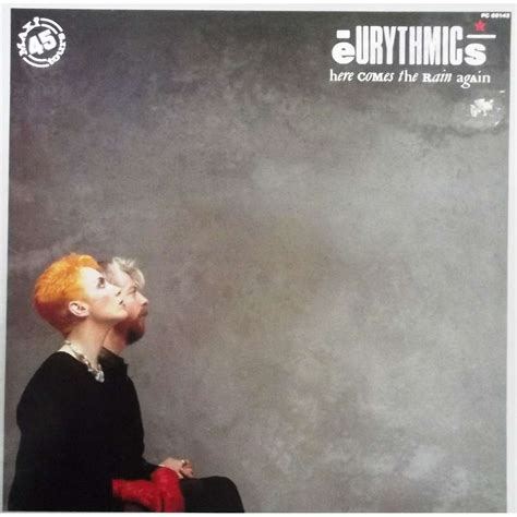 Here Comes The Rain Again By Eurythmics Inch With Vinyl Ref