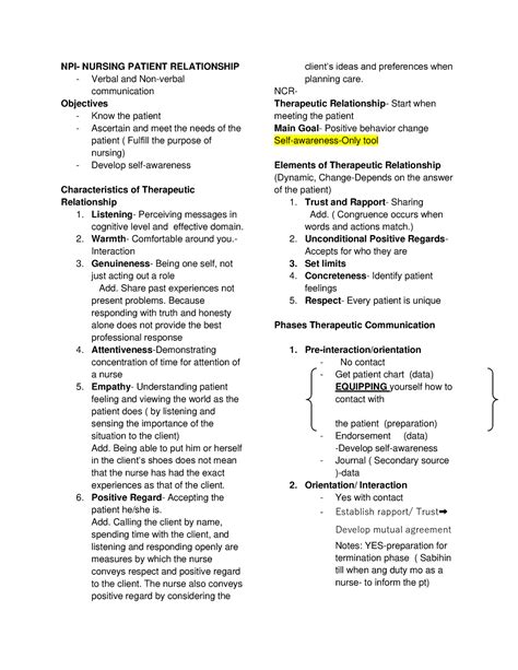 Npi Nursing Patient Relationship Npi Nursing Patient Relationship