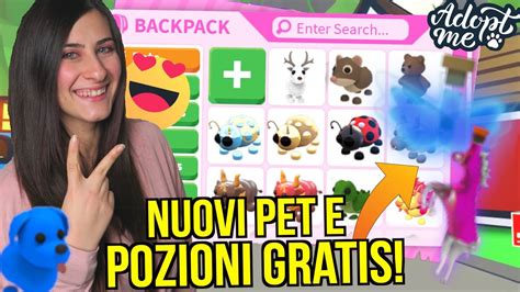 Tutti I Miei Nuovi Pet Di Adopt Me E Pozioni Gratis Roblox Adopt Me