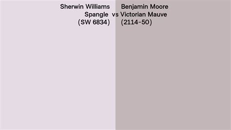 Sherwin Williams Spangle Sw Vs Benjamin Moore Victorian Mauve