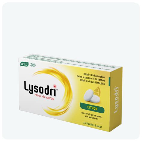 Lysodri Citron Maux De Gorge Pastilles Bms Sant