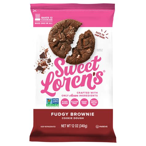 Save On Sweet Loren S Gluten Dairy Free Fudgy Brownie Cookie Dough