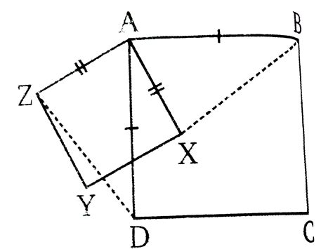 ABCD Is A Square X And Yare Points On Sides AD And BC Respectively Such