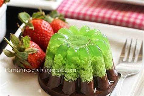 Resep Puding Lumut Pandan Hijau Lapis Coklat Enak Dan Gurih Banget Cari Tau Media