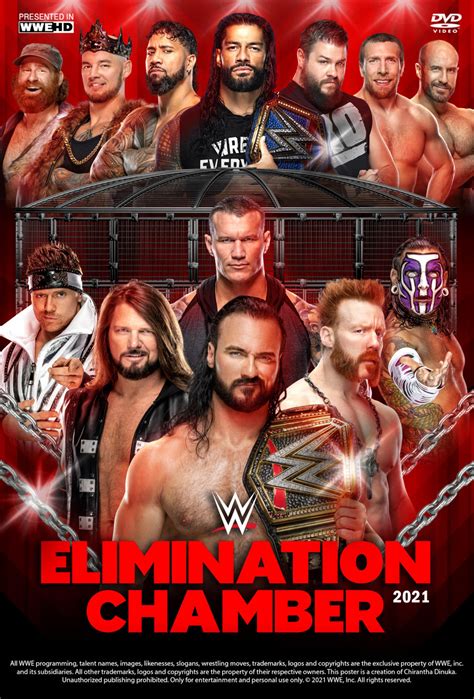 Wwe Elimination Chamber 2024 Poster Photos Myra Tallia