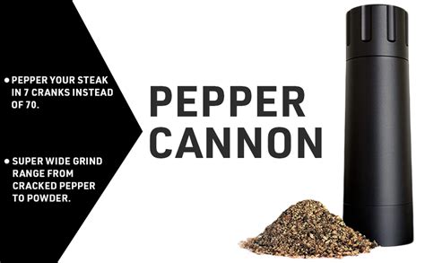 Amazon MANNKITCHEN Pepper Cannon Professional Grade Heavy Duty