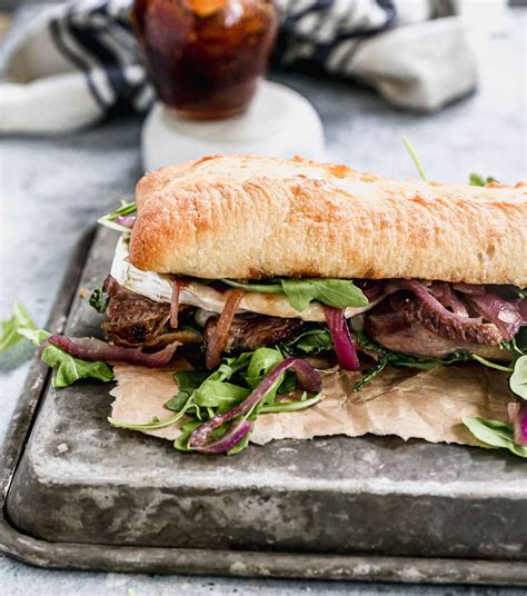 Steak Sandwich {Caramelized Onions + Brie} – WellPlated.com